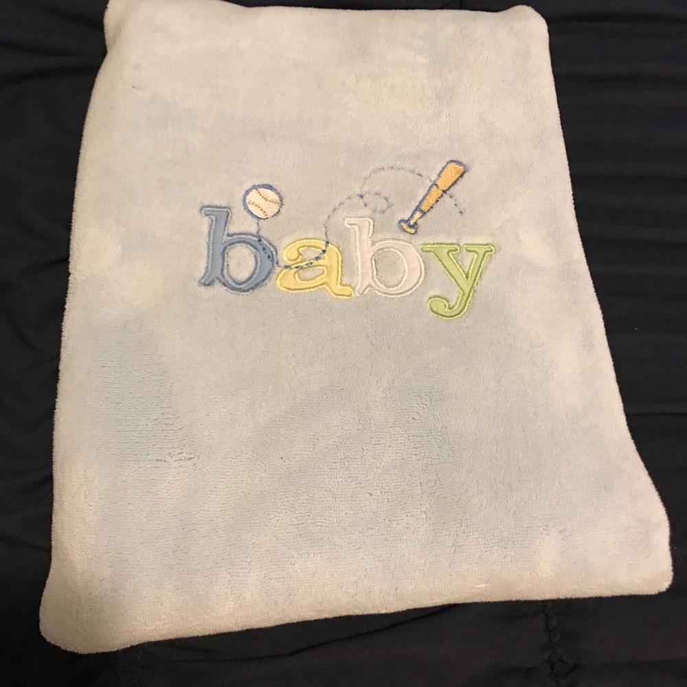 Carters blue blanket